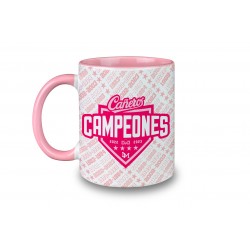 Taza Cañeros Campeones Rosa