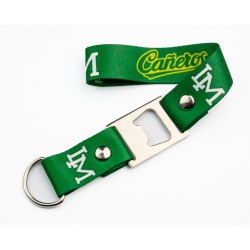 Cinta Llavero Destapador Cañeros Verde
